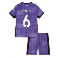 Camiseta Liverpool Thiago Alcantara #6 Tercera Equipación Replica 2023-24 para niños mangas cortas (+ Pantalones cortos)